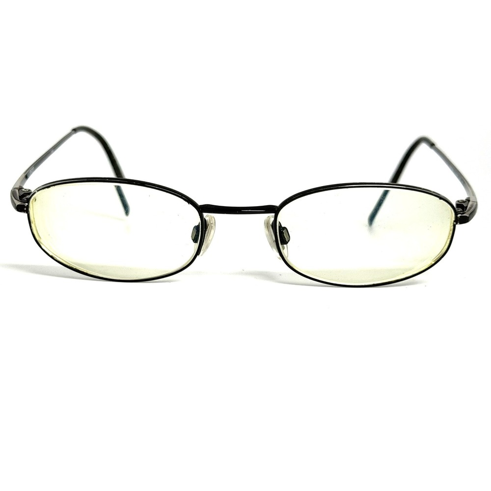 Hugo Boss HB1598 Titan-P Black Titanium Oval Eyeglasses Frames 145 HB 1598 BK